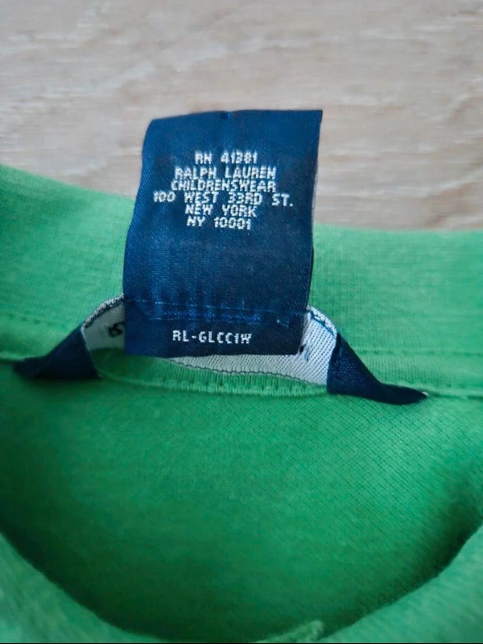 Groene polo met lange mouwen. Polo Ralph Lauren. Maat 12/ 14 jaar – photo 8